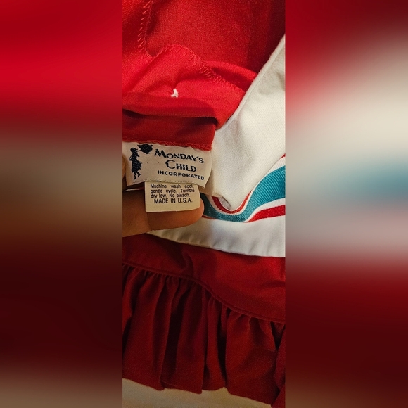 💜💕 Girls Dress Monday's Child Size 6 Short Sleeve Style Vintage💜🩷 - Picture 6 of 8